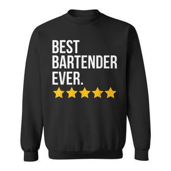 Best Bartender Ever Bar Waiter Funny Barkeeper Sweatshirt - Seseable