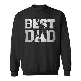 Best Basketball Dad Funny Fathers Day Vintage Men Sports Sweatshirt | Seseable UK