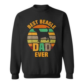 Best Beagle Dad Ever Retro Vintage Dog Lover Gift Gift For Mens Sweatshirt | Mazezy DE