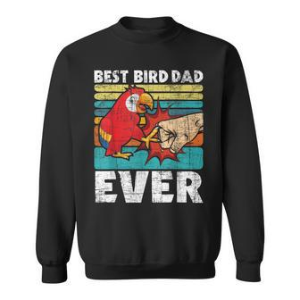 Best Bird Dad Ever Zookeeper Birdwatcher Parrot Lover Sweatshirt | Mazezy
