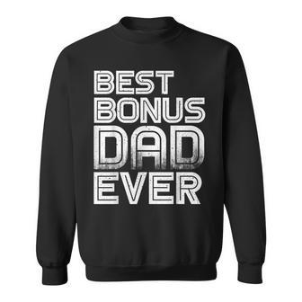 Best Bonus Dad Ever Retro Fathers Gift Idea Gift For Mens Sweatshirt | Mazezy