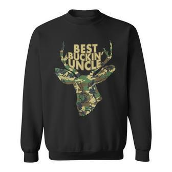 Best Buckin Uncle DeerBuck Hunter Gift Idea Sweatshirt | Mazezy