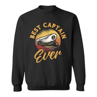 Best Captain Ever Captain Boating Sweatshirt - Seseable