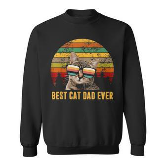 Best Cat Dad Ever Fathers Day Gifts I Love Cat Lover Sweatshirt - Seseable