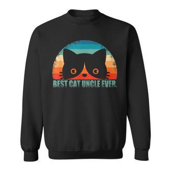 Best Cat Uncle Ever Cat Dad Fathers Day Gift Gift For Mens Sweatshirt | Mazezy