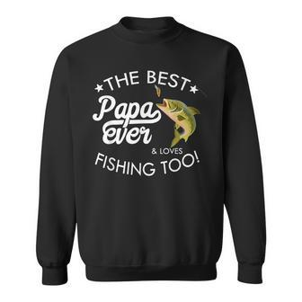 Best Dad Ever Fishing Lover Gift For Mens Sweatshirt | Mazezy