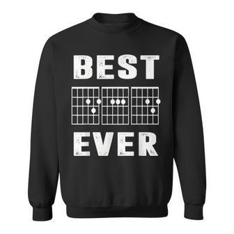 Best Dad Ever Music Guitar Musician Fathers Day Gifts Sweatshirt - Seseable