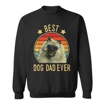 Best Dog Dad Ever Keeshond Fathers Day Gift Gift For Mens Sweatshirt | Mazezy