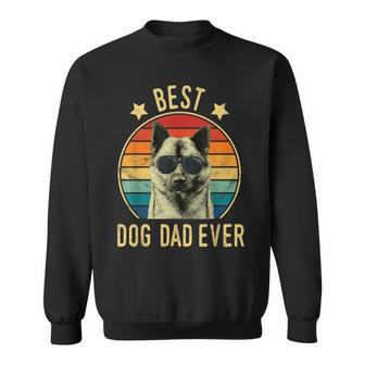 Best Dog Dad Ever Norwegian Elkhound Fathers Day Gift Gift For Mens Sweatshirt | Mazezy