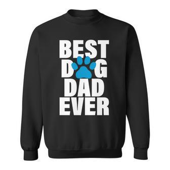 Best Dog Dad Ever Paw V2 Sweatshirt - Monsterry DE
