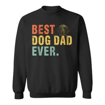 Best Dog Dad Ever T Flat Coated Retriever Sweatshirt | Mazezy