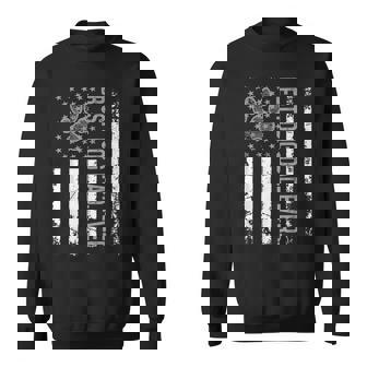 Best Dog Dad Ever United States Usa Flag Dad On Fathers Day Gift For Mens Sweatshirt | Mazezy