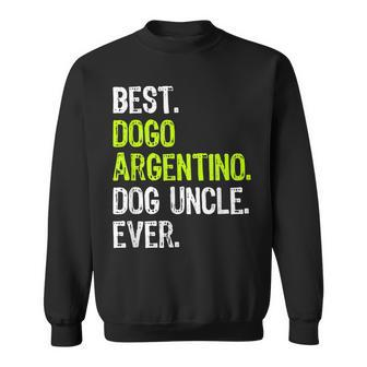 Best Dogo Argentino Dog Uncle Ever Sweatshirt | Mazezy