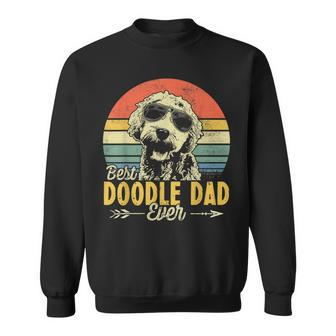 Best Doodle Dad Ever Funny Goldendoodle Dad Vintage Gifts Gift For Mens Sweatshirt | Mazezy