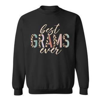 Best Grams Ever Gifts Leopard Print Mothers Day Sweatshirt - Seseable