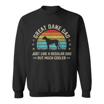 Best Great Dane Dad Ever Great Dane Dog Lover Father Gifts Sweatshirt | Mazezy