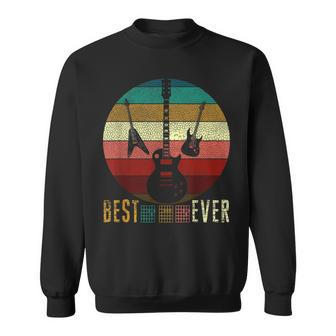 Best Guitar Dad Ever Music Guitar Father Gift For Mens Sweatshirt | Mazezy
