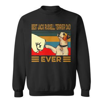 Best Jack Russell Terrier Dad Ever Retro Vintage Sweatshirt - Seseable