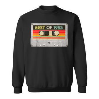 Best Of 1983 40Th Birthday Cassette Tape Sweatshirt - Thegiftio UK
