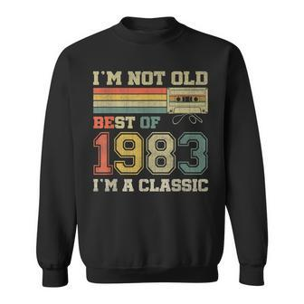 Best Of 1983 Made In 1983 40Th Birthday Gift 40 Year Old Sweatshirt - Seseable