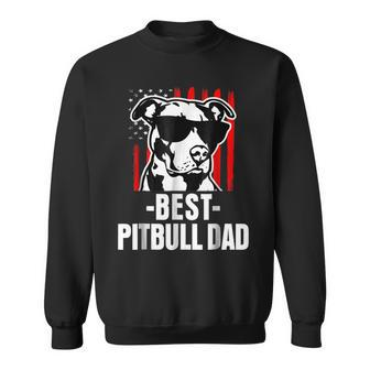 Best Pitbull Dad  Mens Funny American Pit Bull Gift For Mens Sweatshirt