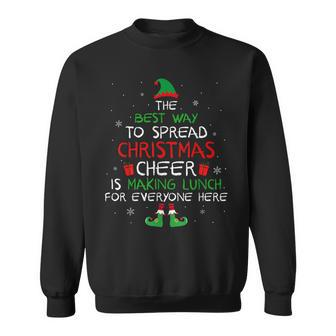Best Way To Spread Christmas Cheer Is Making Lunch Family Men Women Sweatshirt Graphic Print Unisex - Thegiftio UK
