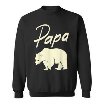 Bester Papa Cooler Vater Bär Sweatshirt, Ideales Geschenk zum Vatertag - Seseable