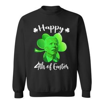Biden St Patricks Day Funny Happy 4Th Of Easter Sweatshirt - Seseable