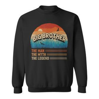 Big Brother The Man The Myth The Legend Men Sunset Brother Sweatshirt - Seseable