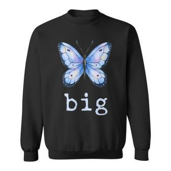 Big Butterfly Sorority Reveal Big Little For Lil Sister Men Women Sweatshirt Graphic Print Unisex - Thegiftio UK