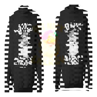Big Nick Energy Vintage Pink Santa Claus Christmas Design Men Women Sweatshirt Graphic Print Unisex - Seseable