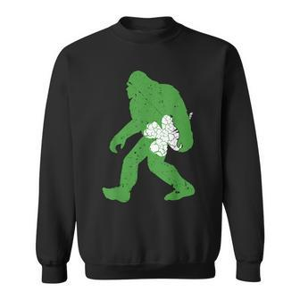Bigfoot St Patricks Day Irish Bigfoot Sweatshirt - Seseable