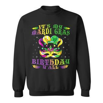 Birthday Gift Idea Celebration Masquerade Costume Mardi Gras V2 Sweatshirt - Seseable