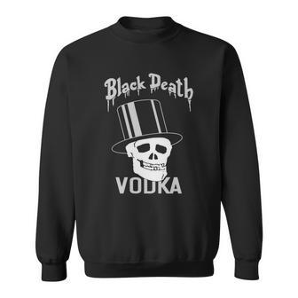 Black Death Vodka Men Women Sweatshirt Graphic Print Unisex - Thegiftio UK