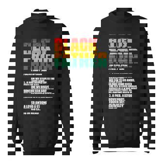 Black Father Definition Father’S Day African American Dad Sweatshirt | Mazezy