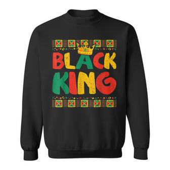 Black King History Month Proud Afro African Queen Quote Sweatshirt - Seseable