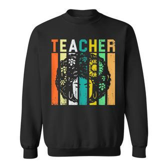 Black Teacher Educator Magic Africa Proud History Men Women V3 Men Women Sweatshirt Graphic Print Unisex - Thegiftio UK