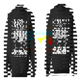 Blame It On The Drink Package Funny Cruise Cruising Cruiser Sweatshirt - Seseable