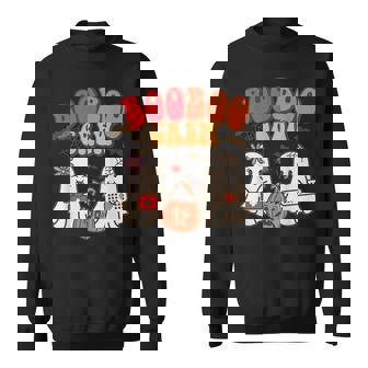 Boo Boo Crew Ghost Halloween Nurse Doctor Nursing Women V3 Men Women Sweatshirt Graphic Print Unisex - Thegiftio