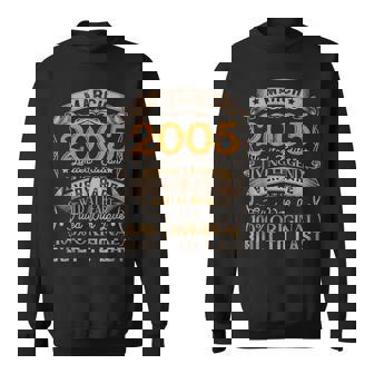 Born In March 2005 Vintage 18Th Birthday 18 Years Old Sweatshirt | Mazezy