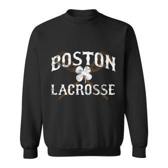 Boston Lacrosse Shamrock Apparel Hoodies Men Women Sweatshirt Graphic Print Unisex - Thegiftio UK