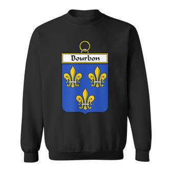 Bourbon Coat Of Arms Family Crest Sweatshirt - Seseable