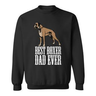 Boxer Dad Graphic T Best Boxer Dad Ever Gift For Mens Sweatshirt | Mazezy