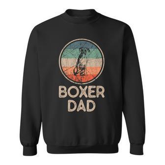 Boxer Dog - Vintage Boxer Dad Sweatshirt - Seseable
