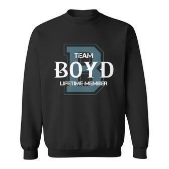 Boyd Shirts - Team Boyd Lifetime Member Name Shirts Men Women Sweatshirt Graphic Print Unisex - Thegiftio UK