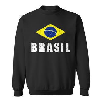 Brasil Flag Soccer 2022 Brazilian Futebol Jersey Brasil Men Women Sweatshirt Graphic Print Unisex - Seseable
