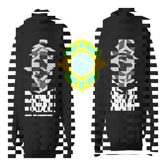 Brazil Soccer Jersey Gift Brazil Football Fans Men Women Men Women Sweatshirt Graphic Print Unisex - Thegiftio