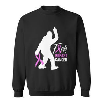 Breast Cancer Awareness Bigfoot Fight Breast Cancer Sweatshirt - Monsterry