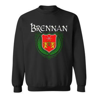 Brennan Surname Irish Last Name Brennan Family Crest Sweatshirt | Mazezy
