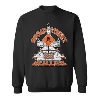 Broad Street Bullies Philadelphia Orange And Black Hockey Sweatshirt | Mazezy